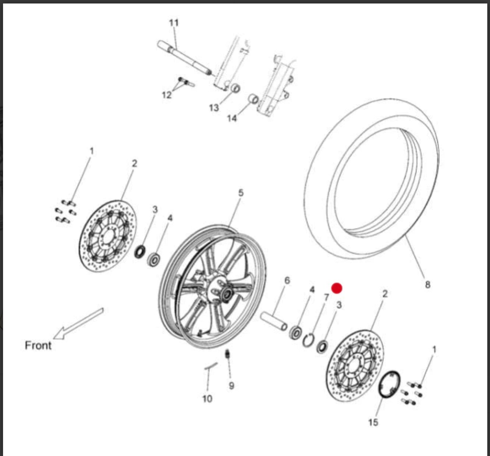 Victory Wheel Bearing Internal Retaining Ring, 52mm x 2.0mm 7710526