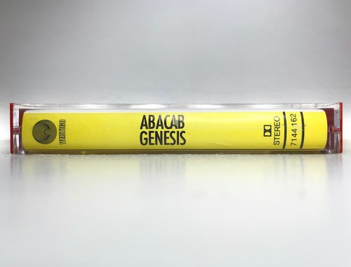 Genesis ABACAB Cassette **SCARCE W. GERMAN ISSUE 1981** RED CASE/VERTIGO SWIRL - Picture 5 of 9