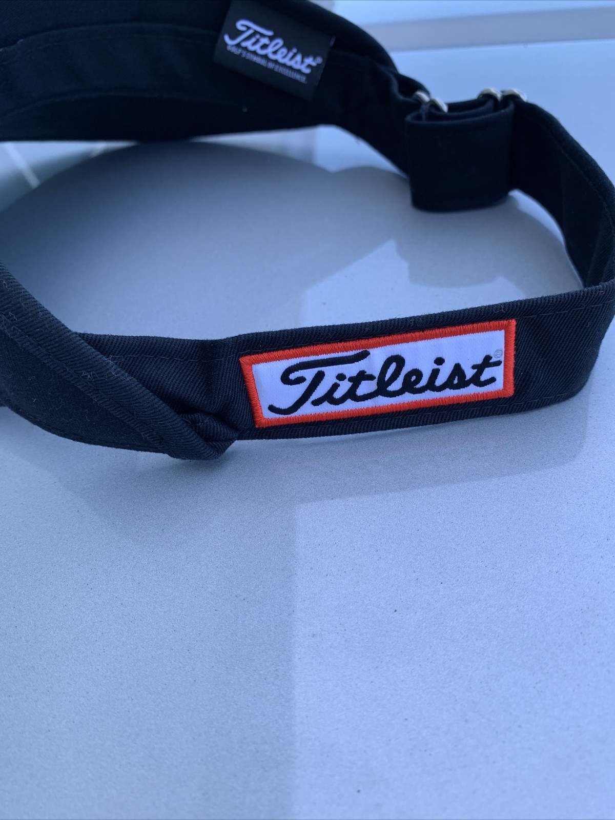 Titleist Footjoy FJ Golf Visor Hat Cap Black Adjustable eBay
