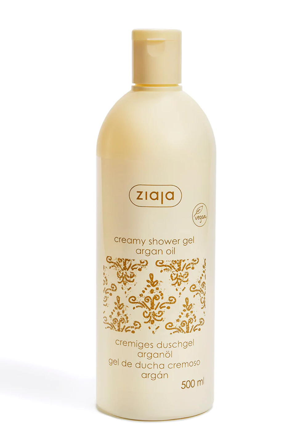 Ziaja Unisex Off White Argan Oil Creamy Shower Gel 500Ml In - Image 2