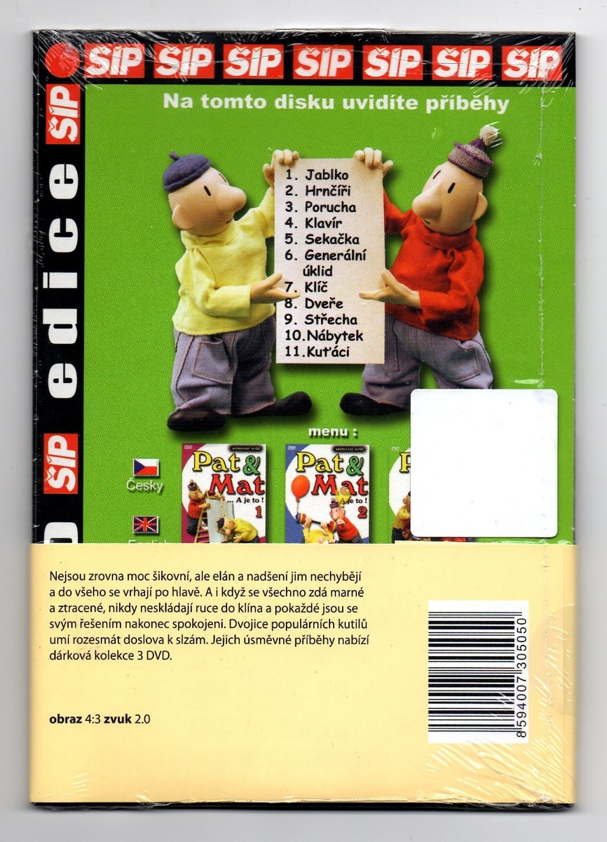 Pat a Mat (A je to) 6DVD Collection Czech animated series Region