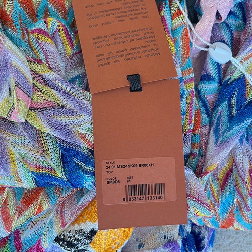 Missoni Multicolor Space-Dyed Cover Up Top - Picture 5 of 6