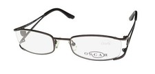 OSCAR DE LA RENTA OSL 708 EYEGLASS FRAME/GLASSES NARROW LENSES STAINLESS STEEL
