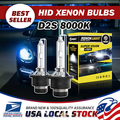 2x New for OEM  Xenon D2S 8000K Bulbs Set HID Light Lamp Headlamp