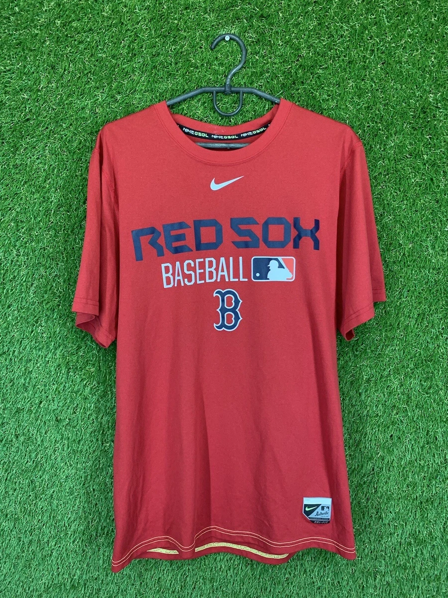 BOSTON RED SOX USA BASEBALL TEE JERSEY SHIRT NIKE ORIGINAL SIZE S