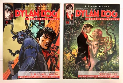 DYLAN DOG DIE FARBEN DER ANGST NR. 7+13 EDITION RCS SERGIO BONELLI EDICOLA