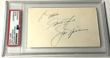 JACK NICKLAUS PGA Golfer VINTAGE GOLF auto autograph signed index card PSA DNA !