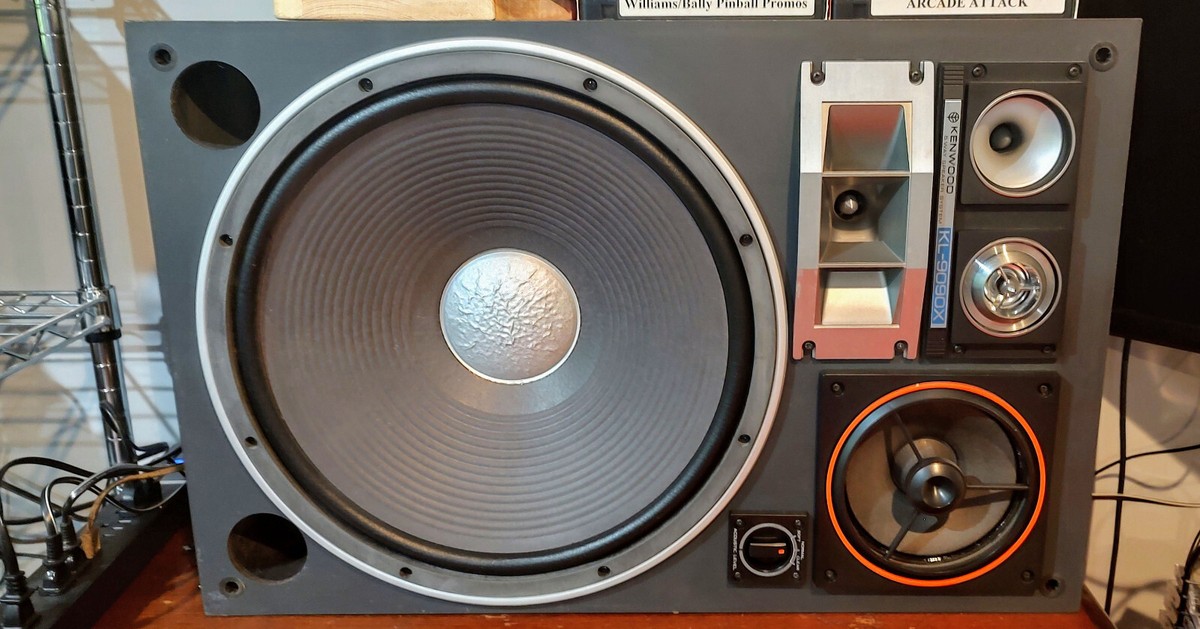 Kenwood KL9090x - Rare Vintage floor standing 5 way/12 inch woofer