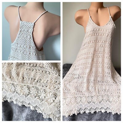 white crochet top maxi dress