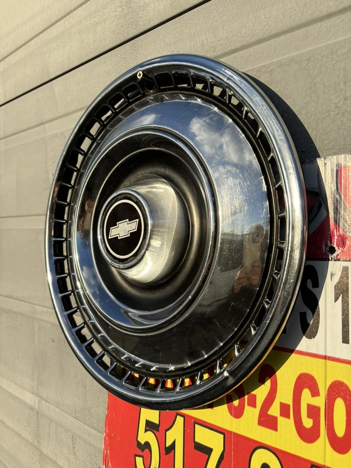 Chevrolet Impala Bel Air Biscayne 1968-69 raro 15” original juego de tapacubos completos 4 Foto 2 de 4