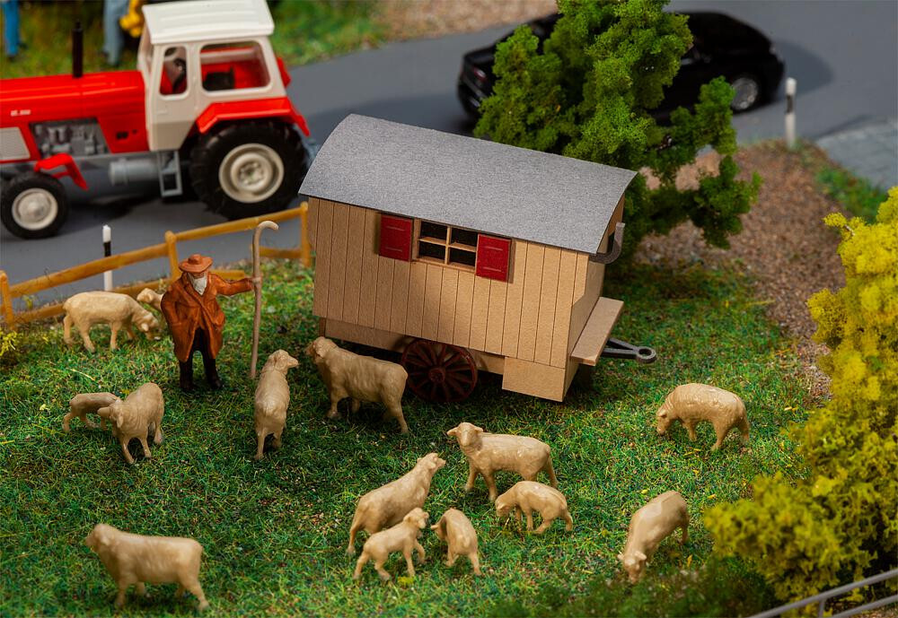 Faller 180303 Sch&auml;ferwagen, Lasercut Minis, Bausatz H0 (1:87)