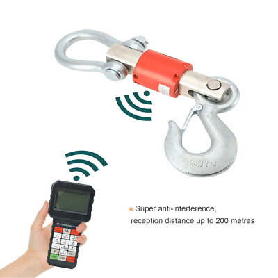 10T Wireless Electronic Digital Crane Scale Heavy Duty Industrial Hanging Scale