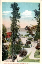 Kingston, NY In the Grove Point Park Vintage Postcard N185
