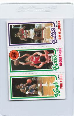 1980/81 Topps #127 Ford/43 Theus/252 Williamson NM *DA-B4015