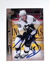 Tyler Kennedy Pittsburgh Penguins Signed 2008 Upper Deck Young Guns Rookie Card