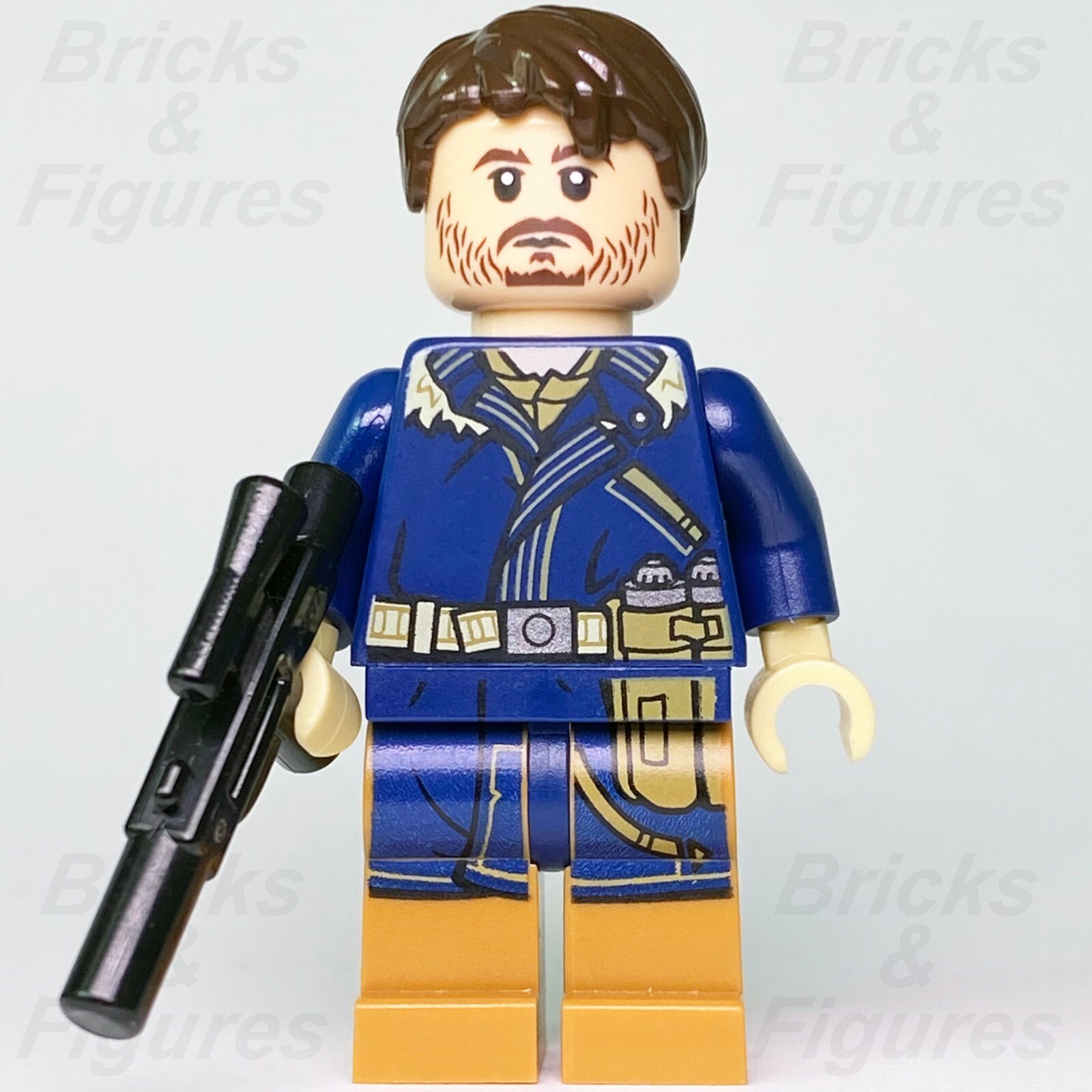 LEGO® Star Wars Cassian Andor Minifigure Rogue One Dark Blue Coat 75155 ...