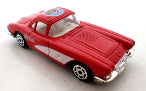 NIP Coca Cola Majorette Diecast 57 Chevy & 2 used Corvette 58 & 1 used Chevy 57 - Picture 8 of 11