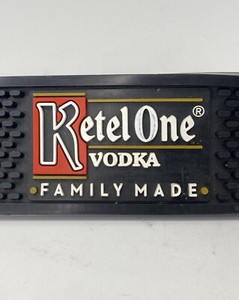 Kettle One Vodka Heavy Rubber Rail Runner Bar Mat 20.5” X 3.5” - EUC