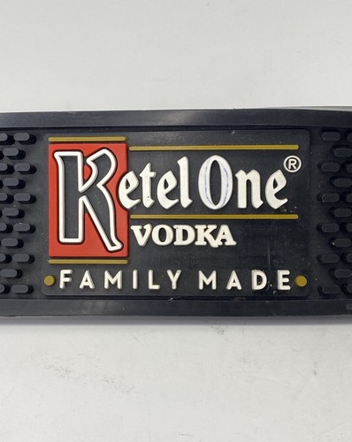 Kettle One Vodka Heavy Rubber Rail Runner Bar Mat 20.5” X 3.5” - EUC