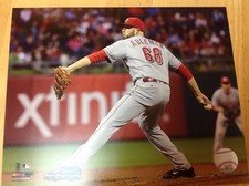 Tim Adleman Cincinnati Reds unsigned Photofile  8x10 Photo Samsung Lions