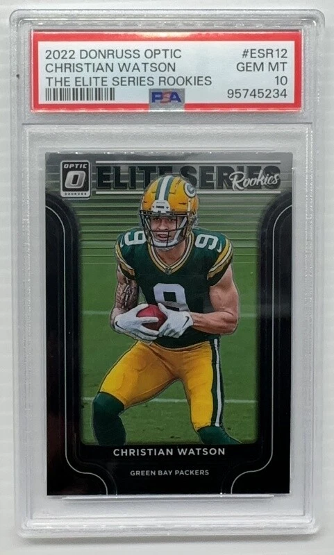 Christian Watson Panini Donruss Optic the Elite Series Rookies #ESR12 Base
