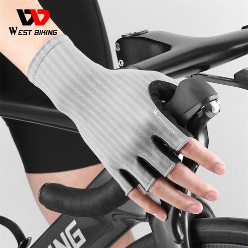 WEST BIKING Road Bike Breathable Gloves Cycling Half Finger Non-slip Gloves - Picture 45 of 60