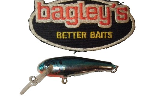 Vintage Bagley Balsa Go Devil Fishing Lure - Silver Black - Metal Lip 5" |  eBay