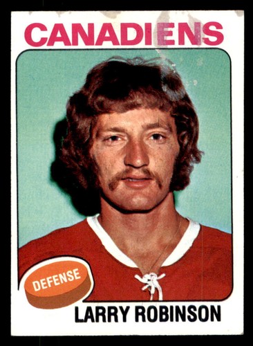 Larry Robinson #241 1975 Topps card