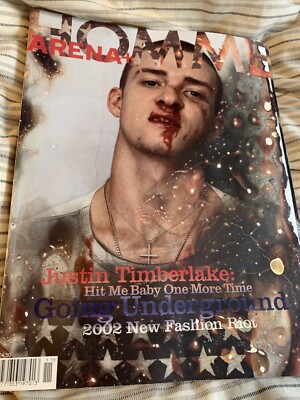 ARENA HOMME PLUS #16 Rare Original JUSTIN TIMBERLAKE Cover by