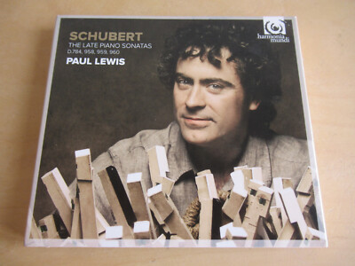 Paul Lewis-Schubert-The Late Piano Sonatas-D.784, 958-960-Harmonia Mundi 2er NM