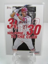 Topps 2023 Series 1 Baseball Card #WC-15 Mike Trout Angels Welcome to the Club