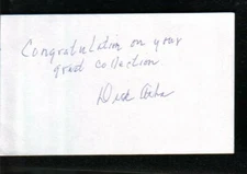 Dick Atha Autographed Indes Card Indiana State Basketball Legend D.20