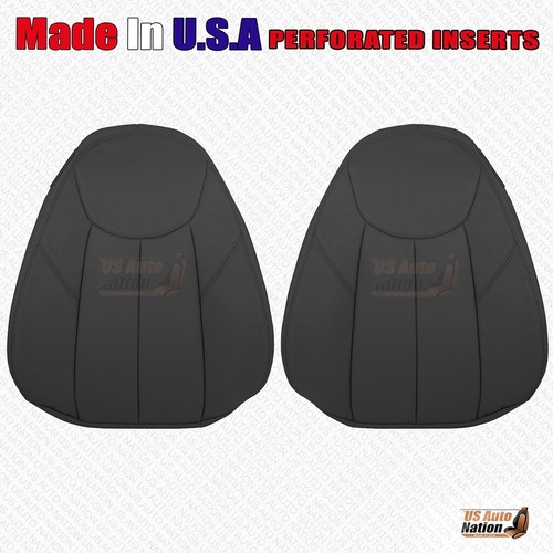 2003 - 2007 Mercedes Benz SL500 SL55 SL600 Front Bottoms & Tops Perf Cover Black - Bild 2 von 3