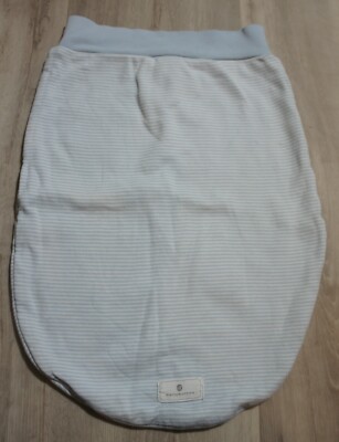 Puksack Fußsack Schlafsack blau weiß gestreift BellyButton