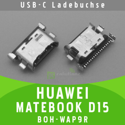  Huawei Matebook D15 BOH-WAP9R Micro USB C Buchse Ladebuchse Port Connector