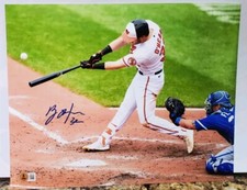 NICE AUTOGRAPHED Orioles Ryan O'Hearn 11x14 Photo Baseball BAS Beckett COA 1