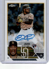 2023 Topps Chrome Eguy Rosario Rookie Auto Autograph RC #RA-ER Padres ** notes
