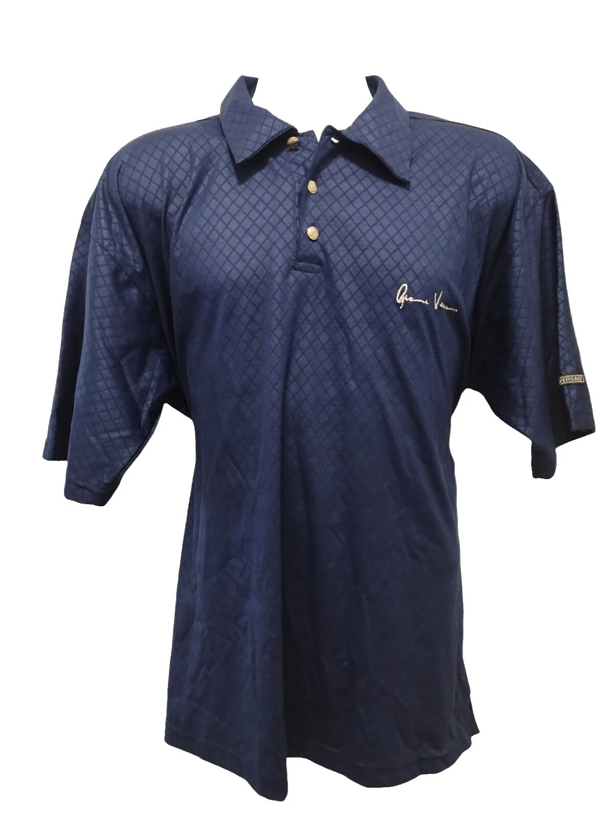Versace Jeans Short Sleeve Casual Button-Down Shirts for Men
