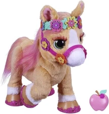 FurReal Cinnamon, My Stylin’ Pony Toy, 14-Inch Electronic Pets, 80+ Sounds