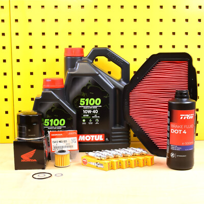 Original Ölfilter Luftfilter Zündkerzen Motul 10W40 für GL 1800 Goldwing DCT