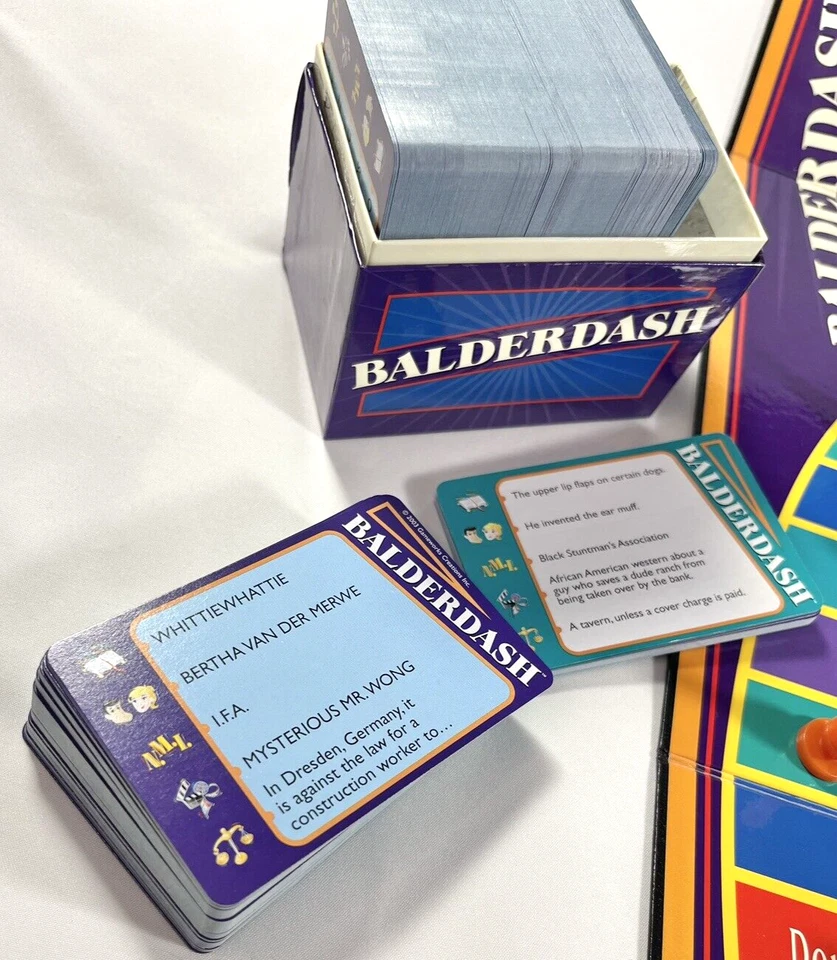 Balderdash The Classic Bluffing Juego de Mesa Hasbro Vintage 2003 Completo Foto 4 de 4
