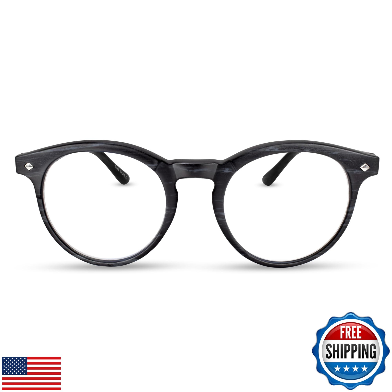 Blue Light Blocking Round Frame Reading Glasses for Women & Men