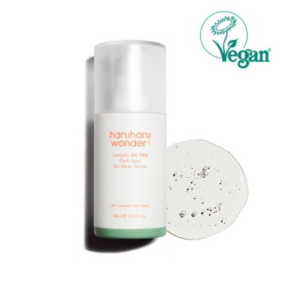HaruHaru Wonder Centella 4 % TXA Serum zum Weggehen dunkler Flecken 30 ml - vegan *UK-VERKÄUFER*