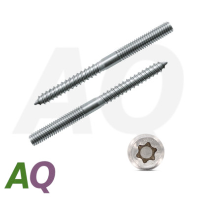 A2 Edelstahl Schrauben Stockschrauben Edelstahl VA M6 M8 – In Verschiedenen Längen, Ideal Für Holz- & Metallverbindungen Holzschrauben Metrisch - Foto 8
