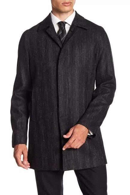 John varvatos wool best sale coat