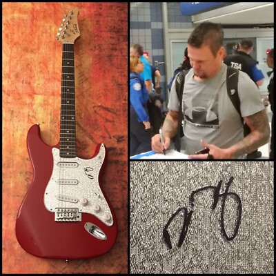 GFA Disturbed Die Krankheit Dan Donegan Signiert Elektrisch Gitarre COA