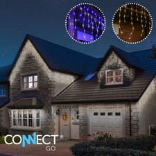 ConnectGo® 5m-40m Connectable Icicle Outdoor LED Extendable Christmas Lights