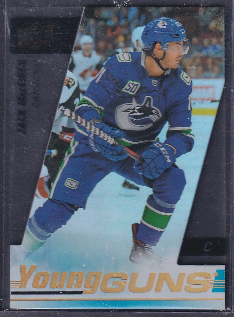 ZACK MACEWEN, 2019 Upper Deck Young Guns CLEAR CUT ACETATE #244