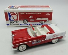 1955 Chevy Convertible Sentry Hardware Bank 1:25 Die Cast Liberty Classic in Box