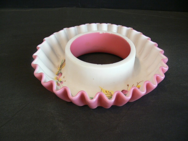 Vintage fenton Glass Fairy lamp Fairylamp BASE ONLY